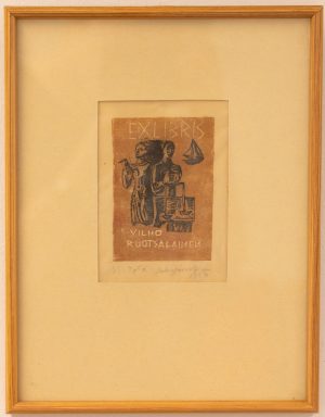 Järveläinen Juha: Exlibris Vilho Ruotsalainen